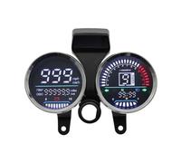 Compteur de Vitesse de Moto Tableau De Bord De Moto À Affichage Numérique avec Indicateur De Vitesse 12 V, Lectures Précises pour L'instrument pour GN125