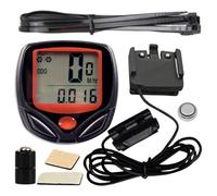 Compteur de vitesse de vélo - Compteur de vitesse de vélo étanche, Fournitures de vélo portables | Compteur de vitesse de vélo filaire étanche avec écran LCD, compteur kilométrique portable