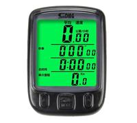 Compteur de Vitesse de Vélo Compteur Kilométrique Ordinateur de Vélo avec Affichage LCD Numérique Cyclisme prerryia