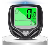 Compteur De Vitesse De Vélo Imperméable À L'eau Sans Fil Vélo Ordinateur Et Vélo Odomètre Réveil Automatique Multifonction Lcd Rétro-Éclairage Affichage