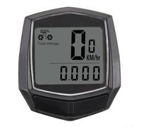 Compteur de vitesse de vélo sans fil avec écran LCD rétroéclairé étanche pour mesurer la vitesse, la distance et le temps