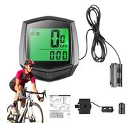 Compteur de vitesse de vélo | Tracker de vitesse étanche pour vélo - Compteur de vitesse - Compteur de vélo - Accessoires de vélo - Multifonction, réveil automatique pour VTT et vélo de route