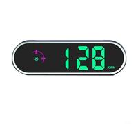 Compteur de vitesse de voiture avec grande police facile à lire, KMH précis pour compteur MPH pour une utilisation de jour et de nuit (câble USB)