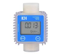 Compteur de vitesse des fluides Jauge numérique K24 for huile et carburant, compteur à Turbine for produits chimiques, liquide, eau, ultrasons, chaud, industriel et Commercial, 1 pièce Débitmètre indu