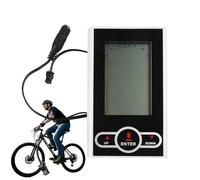 Compteur de Vitesse elliptique, Compteur de Vitesse de Cycle analogique | d'ordinateur de Cycle Stationnaire avec écran LCD - Vitesse de Mesure de la Distance calorique, Gym pour Le