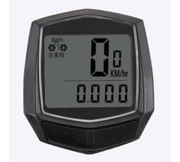 Compteur de vitesse filaire étanche avec écran LCD de 1,5" - 14 fonctions - Kilométrage KM/H - Facile à installer - Électronique pour vélo de route, VTT, équitation en plein air