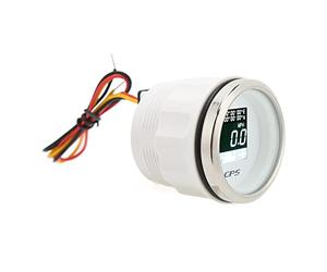 Compteur de Vitesse GPS, 52 Mm Compteur de Vitesse GPS Compteur Kilométrique DC 9-32 V Kilométrage IP67 Étanche Antibuée Universel pour Bateau RV Moto