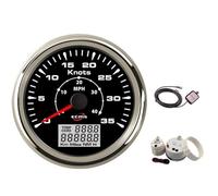 Compteur de vitesse GPS 85mm 0-35Knots 0-40MPH avec l'affichage d'affichage à cristaux liquides for l'odomètre bateau Pour laboratoire(A)