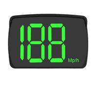 Compteur de vitesse GPS - Affichage de conduite en temps réel multifonction | Jauge HUD automatique avec MPH/KMH | Moniteur de vitesse GPS pour camion, course, taxi, pare-brise, voiturette de golf ou