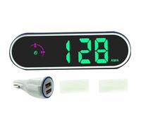 Compteur de vitesse GPS, compteur de vitesse numérique MPH-KM/H avec temps et boussole, affichage tête LED coloré pour les camions voitures, USB double refroidissement automatique Couvre-s