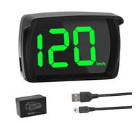 Compteur de vitesse GPS numérique MPH HUD, affichage tête haute, compteur de vitesse de voiture, compteur de vitesse en temps réel, USB, Plug & Play, convient pour camion, SUV, moto, LED grande police
