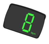 Compteur de vitesse GPS numérique pour voiture - Affichage LED HUD, suivi MPH/jeu en temps réel, Plug & Play USB, compteur tête avec grande police | Tableau de bord Moniteur de vitesse de pare-brise