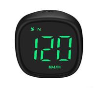 Compteur de vitesse GPS numérique pour voiture Affichage tête haute KMH et MPH avec puce à taux de rafraîchissement élevé de 10 Hz pour une vitesse réelle et un suivi du kilométrage