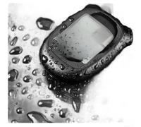 Compteur de vitesse GPS sans fil avec écran LCD rétroéclairé de 1,6" pour vélo de route, VTT, vélo - IPX5 étanche Odomètre Auto Start Stop Noir (Blanc)