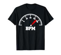 Compteur de Vitesse Heart Techno 120-160 BPM Addict EDM Raver T-Shirt