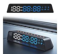 Compteur de vitesse HUD avec affichage tête haute pour véhicule avec altitude pour câble d'alimentation OBD, luminosité de l'écran photosensible et tableau de bord une installation (pour version