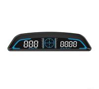 Compteur de vitesse HUD GPS pour voiture avec affichage tête haute, écran LCD de 5,5", alarme sonore de survitesse et rappel de fatigue, capteur de luminosité automatique, ajustement