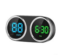 Compteur de vitesse HUD pour voiture avec affichage tête haute et alertes d'alarme, horloge numérique, prend en charge les unités de vitesse KMH/MPH pour une meilleure sensibilisation à la conduite et