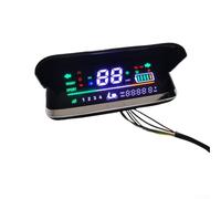 Compteur de vitesse LCD pour vélo électrique, scooter électrique, avec interface 6 broches pour moteur 48 V 60 V 72 V compatible avec tricycle électrique et véhicules (sans pare-brise)