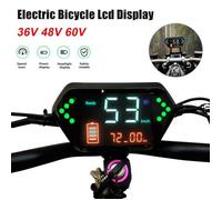 Compteur de vitesse - MIOLOE - Odomètre 36V/48V/60V/72V - Affichage LED - 6 Fonctions - Mixte
