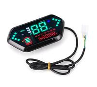 Compteur de Vitesse Moto, 60V écran LCD Haute Définition Compteur de Vitesse Moto Universel Tachymètre Compteur Kilométrique Numérique Jauge de Vitesse Moto compteur de vitesse