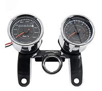 Compteur de Vitesse Moto Compte Tours Analogue Craftride VTV Chrome