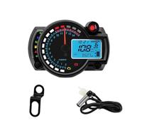 Compteur De Vitesse Moto Tableau Bord Digital Odomètre Tachymètre Carburant 299KM/H Compteur Kilométrique(Type S)