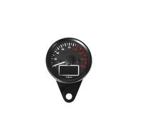Compteur De Vitesse Moto Tachymètre Numérique Jauge Kilométrique Universelle Compteur Kilométrique(Black)