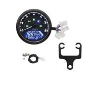 Compteur De Vitesse Moto Universel, Kilométrique Numérique avec Indicateur, Horaire 12000 Kmh/mph, Tachymètre pour Compteur Kilométrique(Type 4)