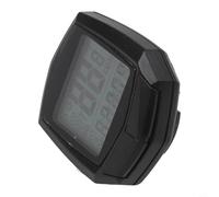 Compteur de vitesse multifonction pour vélo avec écran LCD - Odomètre de cyclisme étanche pour vitesse, distance, vitesse max/moyenne, voyage et horloge - Plastique ABS (noir)