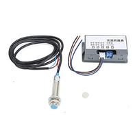 Compteur de vitesse numérique Affichage à tube à 4 chiffres Tachymètre haute précision de mesure avec capteur Hall électronique AC220V