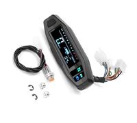 Compteur de vitesse numérique étanche - Indicateurs de combustible - Écran LCD avec vision nocturne - Tachymètre réglable LCD