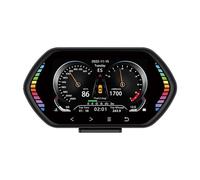 Compteur De Vitesse Numérique For Voiture, Affichage Tête Haute F12, OBD2, Tachymètre, Inclinomètre, Jauge De Pente, Ordinateur De Bord, Électronique De Voiture Instrument Multifonctionnel