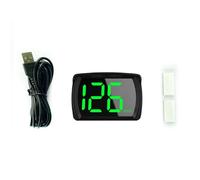 Compteur De Vitesse Numérique Gps Avec Led,Grand Affichage De Police,Adaptateur De Charge De Voiture,Sauna De Voiture,Km,H,Mph,Camion,Suv,Moto - Type Set 1 Kmh