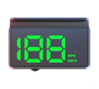 Compteur de vitesse numérique HUD avec affichage tête haute GPS avec puce double mode et commutateur d'unité de vitesse compatible avec voitures et camions