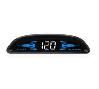 Compteur De Vitesse Numérique HUD pour Voiture - Affichage Tête Haute Haute Définition avec GPS, Écran Adaptatif Lumineux, Fonction D'alerte De Vitesse | Accessoire De Tableau De Bord Automobile pour