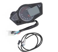 Compteur De Vitesse Numérique LCD Pour Moto Odomètre 11 000 Tr/min Tableau De Bord Universel Pour Harley Pour Touring Pour Road King HRQCTIM