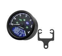 Compteur De Vitesse Numérique LCD Universel Pour Moto, Capteur, Tachymètre 0~12000 Tr/min, 12V Pour 1-4 Cylindres Compteur Vitesse(Meter and holder)