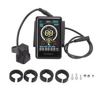 Compteur de vitesse numérique multifonction étanche universel avec écran LCD pour vélo électrique 24 V 36 V 48 V 52 V avec coque ABS et câble de 50 cm