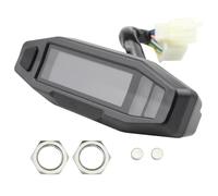 Compteur de Vitesse numérique pour Moto - Mini écran LCD ABS, tachymètre MPH, indicateur de Vitesse, unité de Cluster 14,1 x 4,5 cm, système de Compteur de Tableau de Bord Multifonction | pour Une
