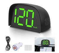 Compteur de vitesse numérique pour voiture, Écran tête haute pour voiture, Compteur de Vitesse Intelligent GPS HUD, USB Plug and Play, écran LED grand format pour Vélo Moto Camion Voiture Scooter