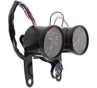 Compteur de Vitesse Numérique Rétro pour Moto avec Support Métallique | Mesure Précise, Étanche, Affichage Simultané du Kilométrage et Suivi en Temps Réel, Noir