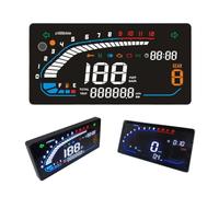 Compteur de vitesse numérique universel pour moto, tachymètre, odomètre, avec voyant multifonction