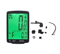 Compteur de vitesse sans fil avec capteur de cadence de vitesse - Écran LCD de 7,1 cm - Démarrage automatique - Plusieurs fonctions - Installation facile avec supports