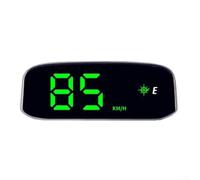 Compteur de vitesse solaire pour voiture, affichage tête haute, GPS et compteur de vitesse numérique avec détection de lumière intelligente HUD, noir, 11,5 x 4,5 cm