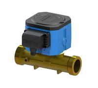 Compteur d'eau à ultrasons ASW-1 DN15 DN20 DN25 DN32 DN40 débitmètre numérique IP68 étanche connexion filetée matériau cuivre(DN15)