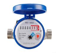 Compteur d'eau avec compteur traité sous vide, écrou de prise de contrôle 1/2 3/4"