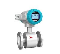 Compteur d'eau, Débitmètre électromagnétique, Type de tuyau, liquide d'égout haute précision, débitmètre intégré en acier inoxydable(DN25)