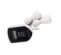 Compteur d'eau intégré 0-999PPM, connecteur 2 à 3 | Avec mesure immédiate, testeur automatique facile à utiliser pour aquariums avec installation facile sur le robinet