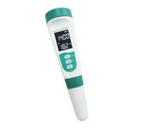 Compteur d'eau numérique 5 paramètres avec invite vocale et calibrage automatique Grand écran transducteur d'eau transportable en ABS permanent